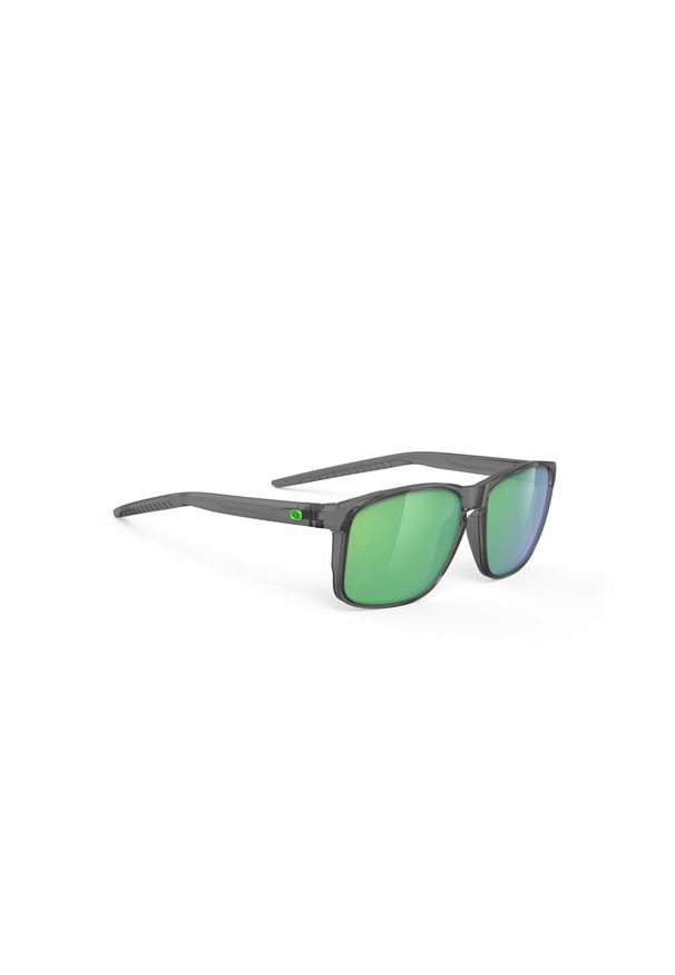 Okulary Rudy Project OVERLAP CRYSTAL ASH - Polar 3FX HDR Multilaser Green. Kolor: brązowy. Materiał: polar