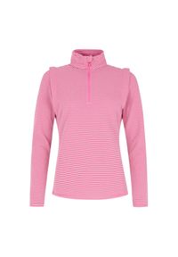 Damski polar 1/4 zamek Protest Ivory. Kolor: czerwony, różowy, wielokolorowy. Materiał: polar. Sezon: zima. Sport: narciarstwo
