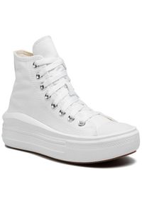 Converse Trampki Chuck Taylor All Star Move Platform 568498C Biały. Kolor: biały. Materiał: materiał. Obcas: na platformie #1
