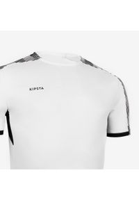 KIPSTA - Koszulka piłkarska Kipsta Viralto. Kolor: czarny. Materiał: poliester, materiał, tkanina. Sport: piłka nożna