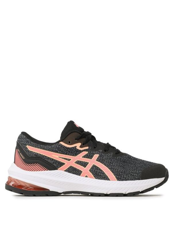 Asics Buty GT-1000 11 GS 1014A237 Czarny. Kolor: czarny. Materiał: materiał