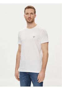 Guess T-Shirt Caleb U97M00 KCD31 Biały Slim Fit. Kolor: biały. Materiał: bawełna #1