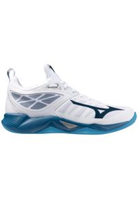 Buty halowe Mizuno Wave Dimension. Kolor: szary, biały, wielokolorowy. Materiał: materiał, syntetyk. Model: Mizuno Wave. Sport: siatkówka