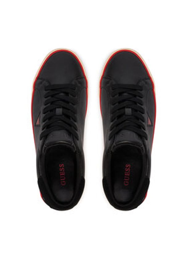Guess Sneakersy FMPDAV ELE12 Czarny. Kolor: czarny. Materiał: skóra