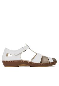 Sandały Rieker. Kolor: biały #1
