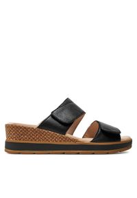 Caprice Klapki 9-27250-42 Czarny. Kolor: czarny. Materiał: skóra #1