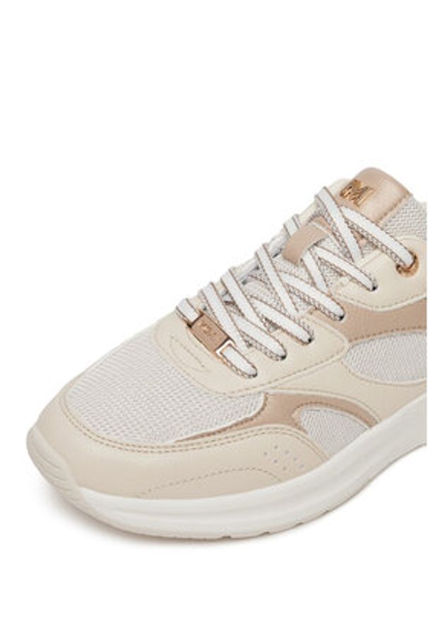 MEXX Sneakersy MI001014151W Beżowy. Kolor: beżowy. Materiał: skóra