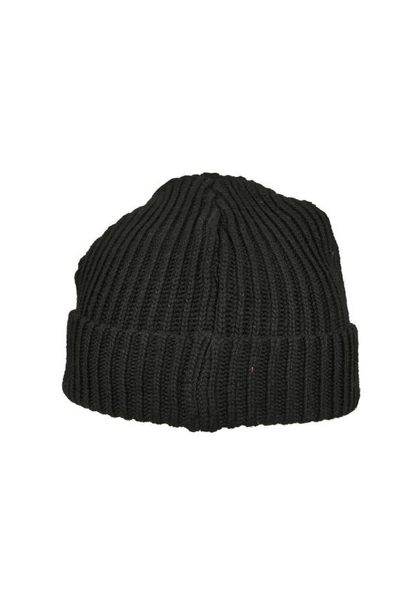 BUILD YOUR BRAND - Fisherman Recycled Yarn Beanie. Kolor: czarny