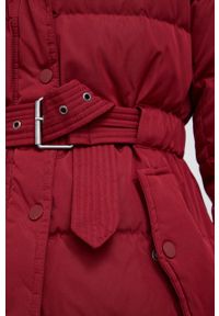 Pepe Jeans Kurtka puchowa damska kolor czerwony zimowa. Kolor: czerwony. Materiał: puch. Sezon: zima #8