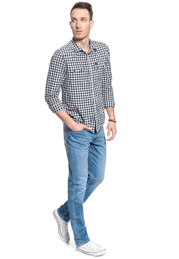 Lee - LEE BROOKLYN STRAIGHT MĘSKIE SPODNIE JEANSOWE LIGHT RAY L452NOTX 112110166