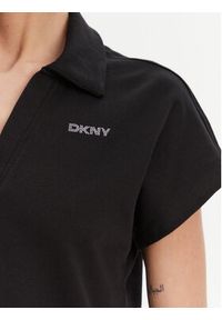 DKNY Sukienka codzienna DP5D4890 Czarny Regular Fit. Okazja: na co dzień. Kolor: czarny. Materiał: bawełna. Typ sukienki: proste. Styl: casual