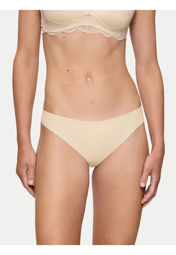 Triumph Stringi Pretty 10222212 Beżowy. Kolor: beżowy. Materiał: syntetyk