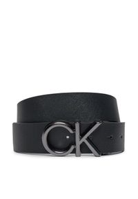 Calvin Klein Pasek Męski Adj Ck Metal Saffiano 35Mm K50K511567 Czarny. Kolor: czarny. Materiał: skóra #1