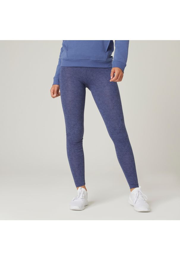 NYAMBA - Legginsy fitness damskie Nyamba Fit+. Materiał: bawełna, materiał, elastan. Sport: fitness