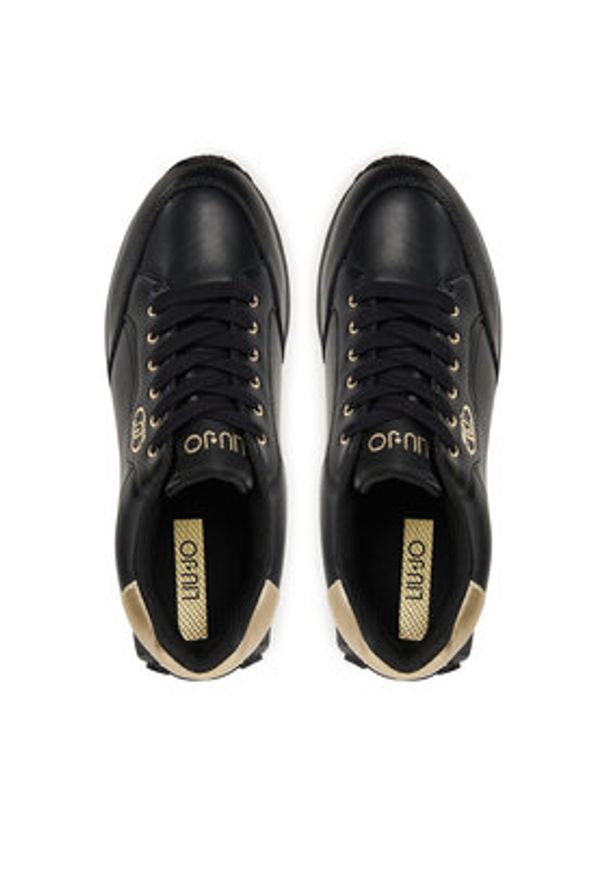 Liu Jo Sneakersy Lolo 20 BF5027 P0102 Czarny. Kolor: czarny. Materiał: skóra