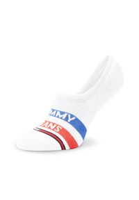 Tommy Jeans Skarpety stopki unisex 701221225 Biały. Kolor: biały. Materiał: bawełna, materiał