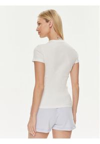 Lacoste T-Shirt TF5538 Biały Regular Fit. Kolor: biały. Materiał: bawełna #4