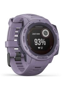 Zegarek sportowy GARMIN Instinct Solar Fioletowy. Kolor: fioletowy. Materiał: włókno. Styl: sportowy #4