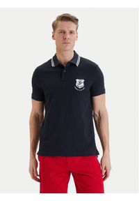 TOMMY HILFIGER - Tommy Hilfiger Polo Badge MW0MW43061 Granatowy Regular Fit. Typ kołnierza: polo. Kolor: niebieski. Materiał: bawełna #1