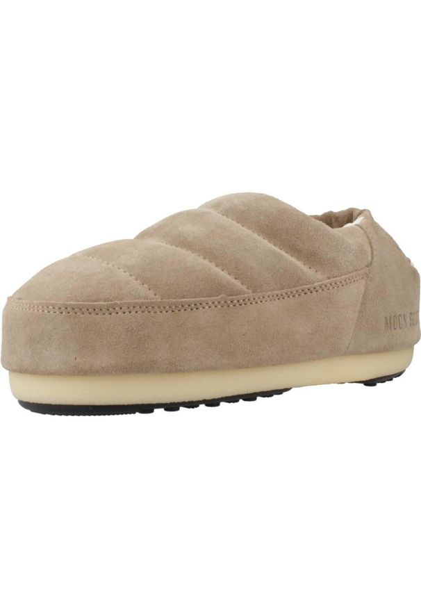 Moon Boot - Sandały MOON BOOT MB SANDAL BAND SUEDE Beżowy. Kolor: beżowy. Materiał: tkanina, skóra. Sezon: lato