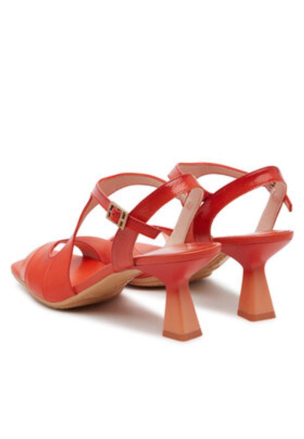 Hispanitas Sandały Danielle HV253913 Czerwony. Kolor: czerwony. Materiał: skóra