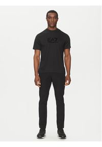 EA7 Emporio Armani T-Shirt 7M000092 AF13870 UC001 Czarny Regular Fit. Kolor: czarny. Materiał: syntetyk