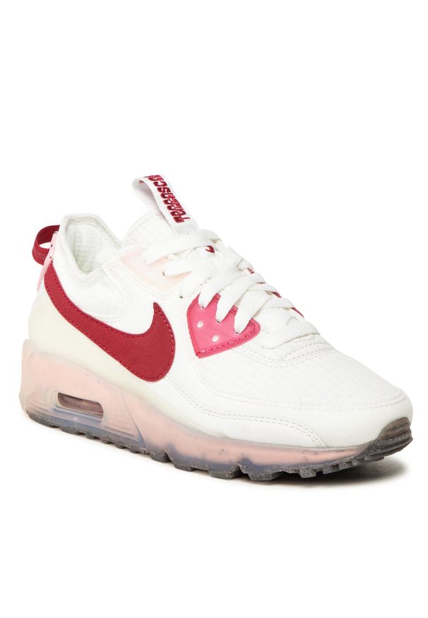 Buty Nike W Air Max Terrascape 90 DC9450 100 Summit White/Pomegranate. Kolor: biały. Materiał: materiał