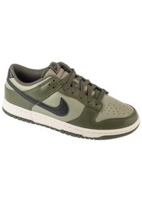 Nike - Buty sportowe Sneakersy unisex, Dunk Low Retro. Kolor: zielony. Sport: turystyka piesza
