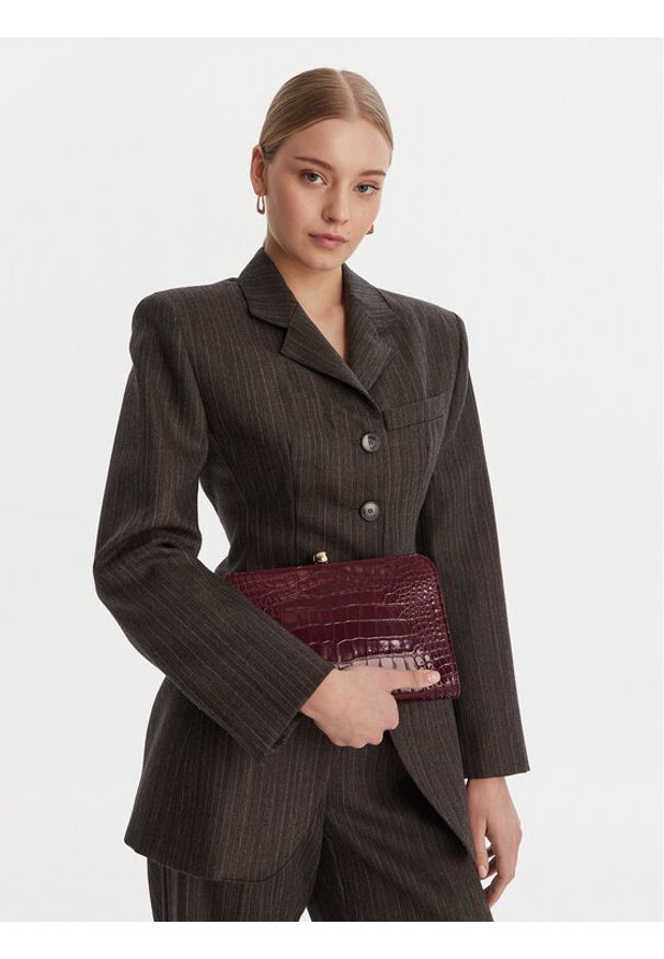 Furla Torebka WB01901 BX4255 IT 26700 1007 Bordowy. Kolor: czerwony. Materiał: skórzane