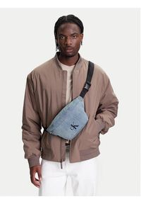 Calvin Klein Saszetka nerka Ckj Denim Waistbag LV04G3149G Błękitny. Kolor: niebieski. Materiał: materiał