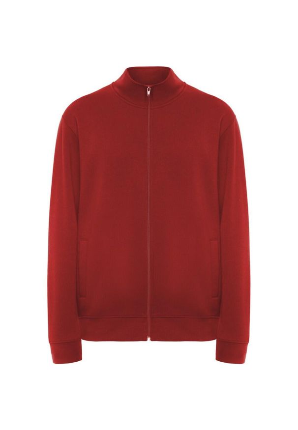 ROLY - Bluza Unisex Dla Dorosłych Ulan Z Pełnym Zamkiem Błyskawicznym. Kolor: czerwony