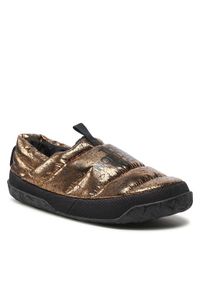 The North Face Kapcie Nuptse Mule Metallic NF0A7W4B9Y01 Złoty. Kolor: złoty. Materiał: materiał #1