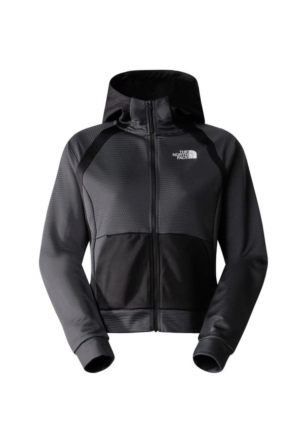 Bluza damska The North Face Ma Full Zip Fleece. Kolor: czarny, szary, wielokolorowy. Materiał: polar. Sport: turystyka piesza