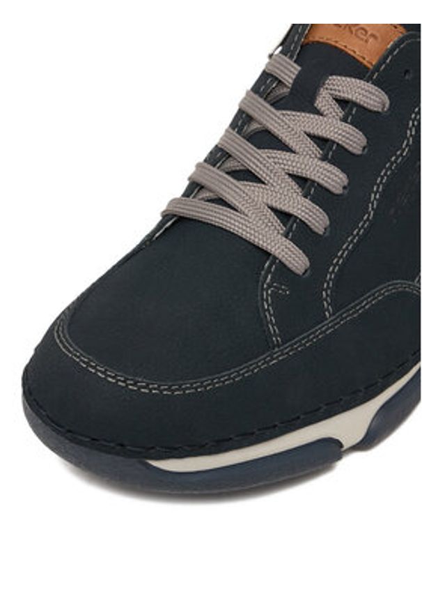 Rieker Półbuty 15900-14 Granatowy. Kolor: niebieski. Materiał: skóra, nubuk