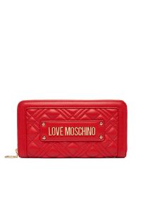 Love Moschino - LOVE MOSCHINO Portfel JC5600PP1OLA0500 Czerwony. Kolor: czerwony. Materiał: skóra #1