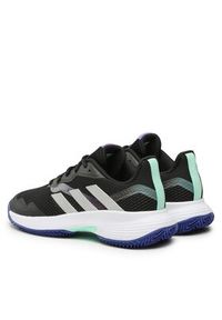 Adidas - adidas Buty CourtJam Control Clay HQ8474 Czarny. Kolor: czarny. Materiał: materiał
