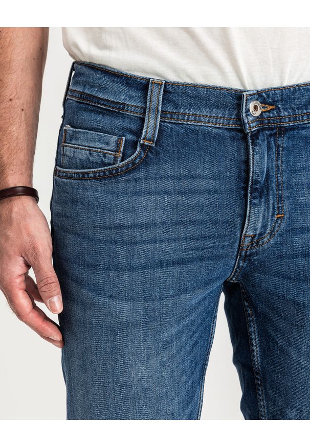 Mustang - MUSTANG OREGON SLIM MĘSKIE SPODNIE JEANSOWE JEANSY DŻINSY DENIM BLUE 1015041 5000 702