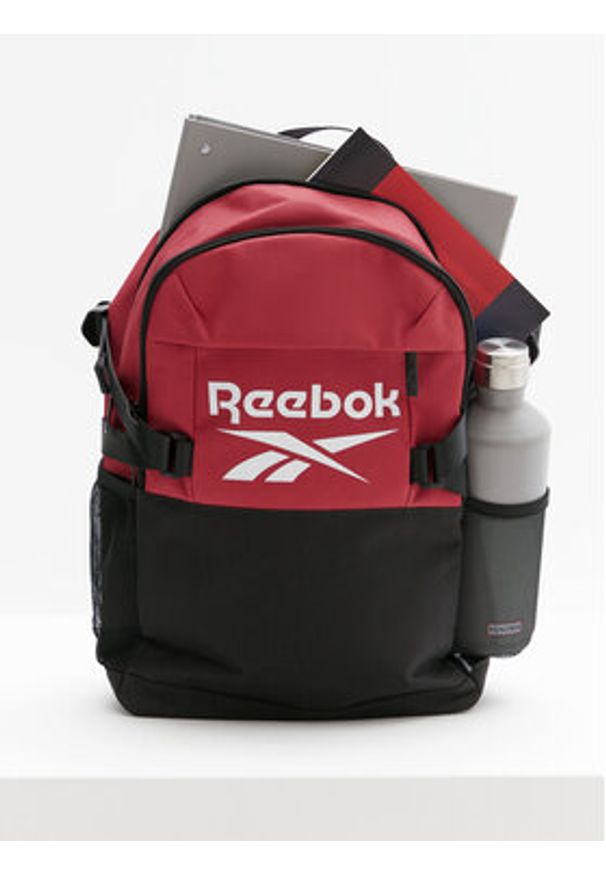 Reebok Plecak RBK-025-CCC-05 Bordowy. Kolor: czerwony. Materiał: materiał