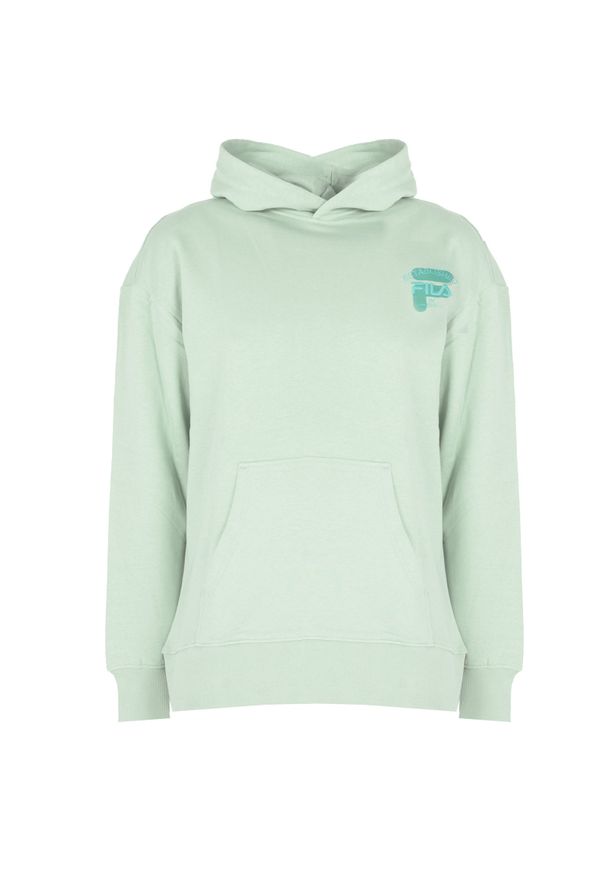 Fila Bluza "Baar" | FAM0333 | Mężczyzna | Zielony. Typ kołnierza: kaptur. Kolor: zielony. Materiał: bawełna