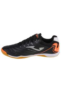 Buty piłkarskie halowe męskie Joma Maxima. Kolor: wielokolorowy, pomarańczowy, czarny. Materiał: guma, skóra, tkanina, materiał, syntetyk. Sport: piłka nożna