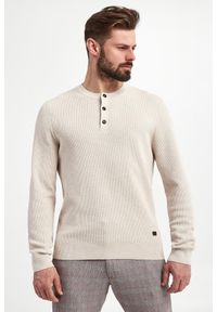 JOOP! Jeans - Sweter męski Henley JOOP! JEANS. Typ kołnierza: typu henley