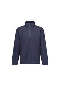 Regatta - Męski Polar Navigate Half Zip Fleece. Kolor: szary, niebieski, wielokolorowy. Materiał: polar. Sezon: zima. Styl: sportowy. Sport: turystyka piesza