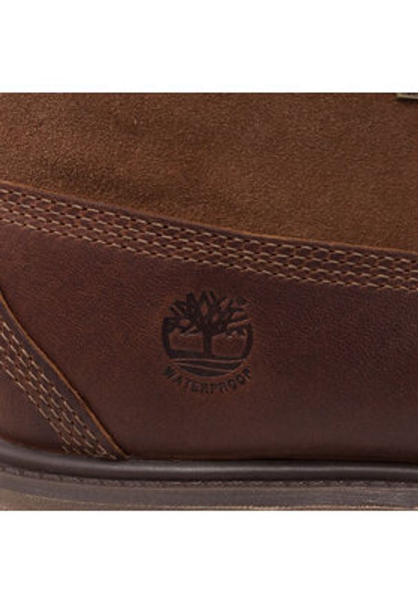 Timberland Trapery Authentics Teddy Flecce W TB08328R2421 Brązowy. Kolor: brązowy. Materiał: skóra