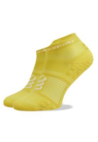 Compressport Skarpety Niskie Unisex Pro Racing V4.0 Run Low XU00047B Żółty. Kolor: żółty. Materiał: syntetyk. Sport: bieganie #1