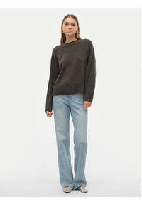 Vero Moda Sweter Boom 10320463 Brązowy Loose Fit. Kolor: brązowy. Materiał: syntetyk #6