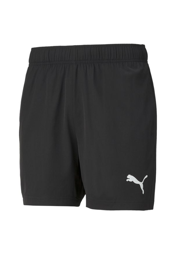 Puma - Męskie szorty z tkaniny Active 5" PUMA Black. Kolor: czarny. Materiał: tkanina. Sport: fitness