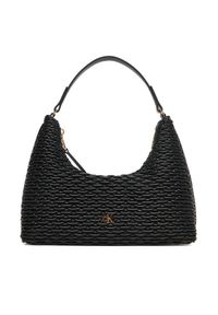 Calvin Klein Torebka LV04F3293G Czarny. Kolor: czarny. Materiał: skórzane