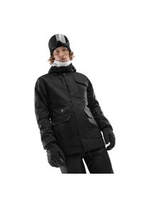 SIROKO - Kurtka snowboardowa premium meska Ultimate Edgewood. Kolor: czarny. Sezon: zima. Sport: snowboard #1