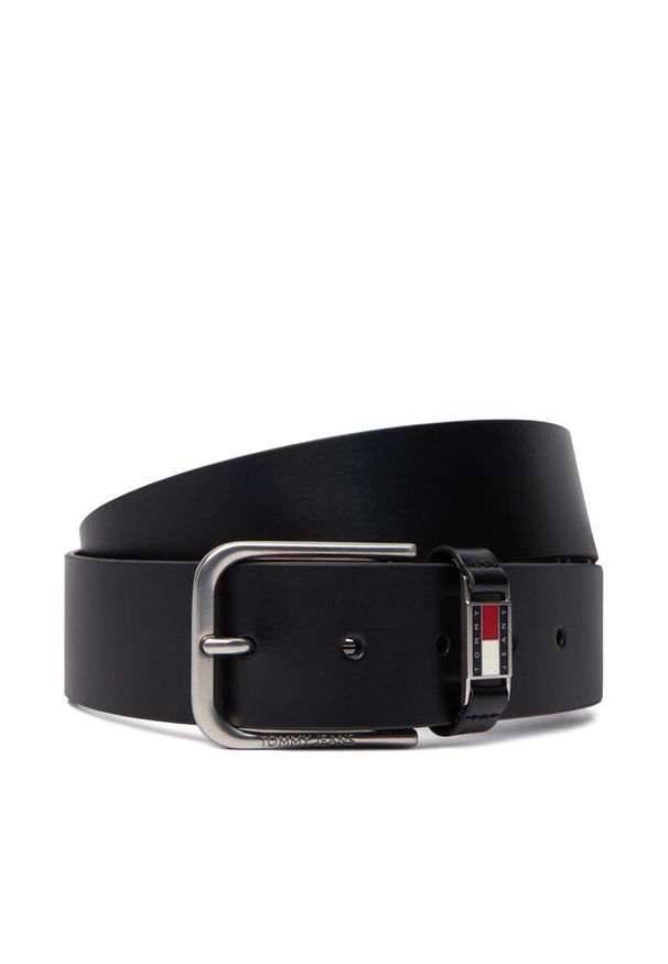 Pasek Męski Tommy Jeans. Kolor: czarny