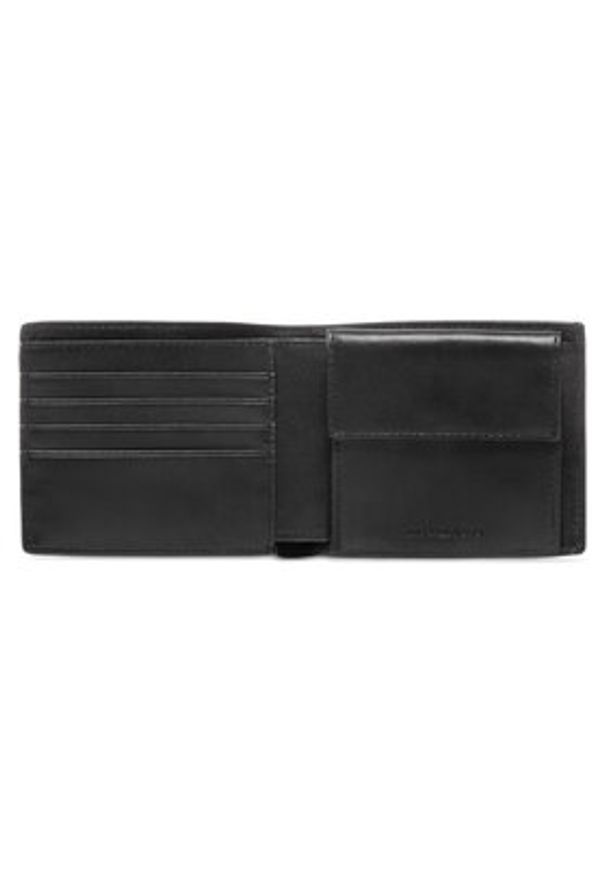 MICHAEL Michael Kors Duży Portfel Męski Billfold W Coin Pocket 39S0LHDF3L Czarny. Kolor: czarny. Materiał: skóra
